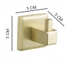 Крючок для ванной комнаты,матовое золото Vivi-Felice FL 1001 ORO OPACO