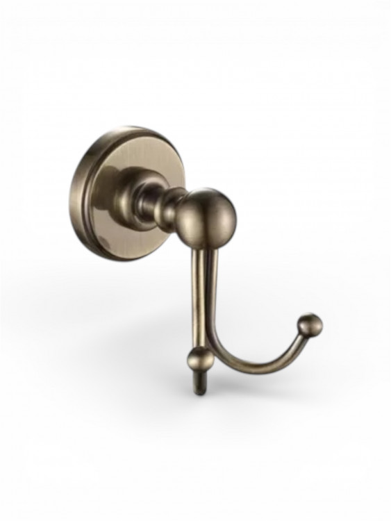Крючок для ванной 2 крюч,бронза Vivi-Felice N 1002 BRONZO