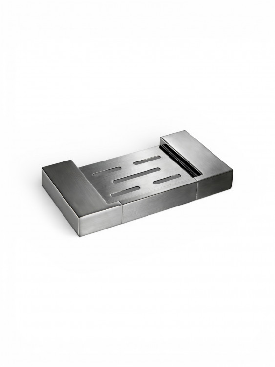 Настенная мыльница,оружейная сталь Vivi-Felice D 1014 GUN METAL