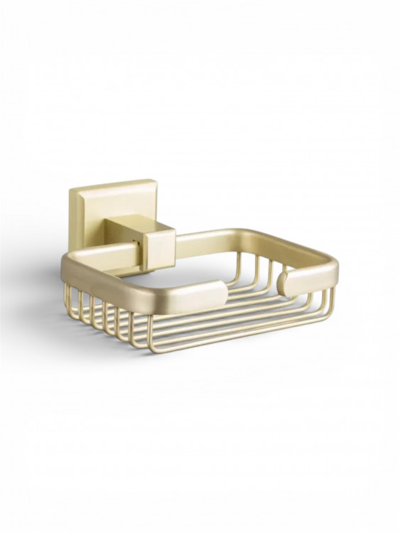 Настенная мыльница для ванной комнаты,матовое золото Vivi-Felice FL 1014 ORO OPACO
