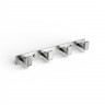 Четверной крючок,никель Vivi-Felice D 1017 NICHEL