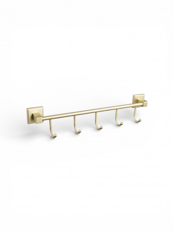 Планка пять крючков,матовое золото Vivi-Felice FL 1018 ORO OPACO