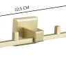 Планка с четырьмя крючками для ванной комнаты,матовое золото Vivi-Felice FL 1004 ORO OPACO