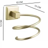 Держатель для фена,матовое золото Vivi-Felice FL 1011 ORO OPACO