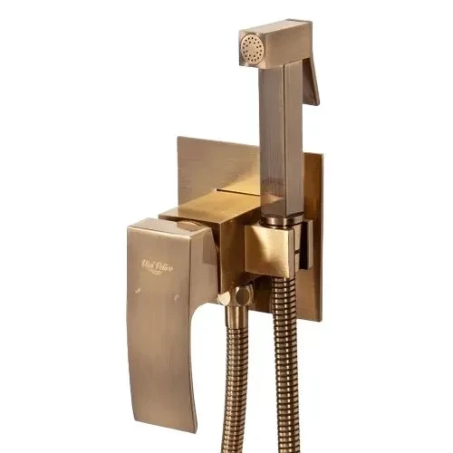 Встраиваемый гигиенический душ со смесителем,бронза Vivi-Felice 1010 BRONZO